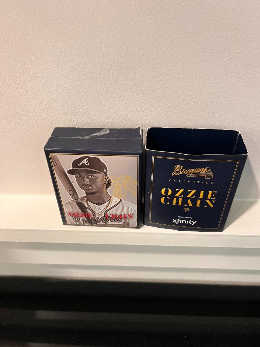 Atlanta Braves Ozzie Albies "Ozzie Chain" Palm Tree Necklace - New in Box